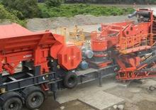 Installation de criblage mobile Sandvik UD211