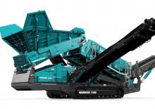 Installation de criblage mobile Powerscreen Warrior 2100