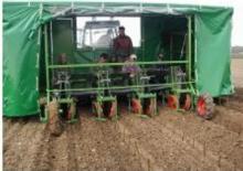 Machines à planter Basrijs Deep planter 280 with rotating slotdigger axle
