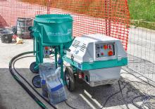 Machines de pulvérisation et de transport de mortier Imer Step 120 F