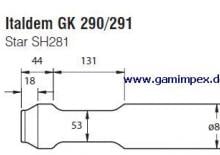 Marteaux -piqueurs hydrauliques Italdem GK 290