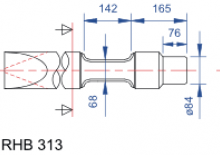 Marteaux -piqueurs hydrauliques Hanwoo RHB 313