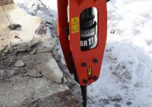 Marteaux -piqueurs hydrauliques Sandvik BR 333