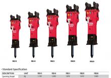 Marteaux -piqueurs hydrauliques JAB RB26