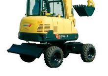 Excavatrice sur pneus Yanmar B 55 W 8-1