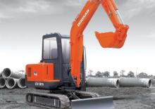 Mini Pelles Doosan Solar 035