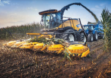 Moissonneuse-batteuses à barres de coupe maïs New Holland 75SFI 10R S Disc Pro