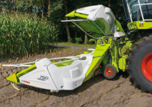 Moissonneuse-batteuses à barres de coupe maïs Claas Orbis 750
