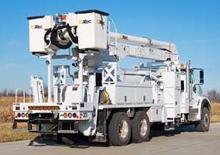 Nacelles à bras articulés montées sur remorque Altec AA50E-E80