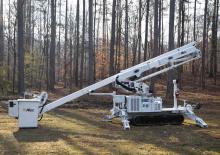Nacelles à bras articulés sur chenilles Altec AT41MW/PW