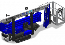 Nacelles à bras articulés sur chenilles Ruthmann BLUELIFT SA 20