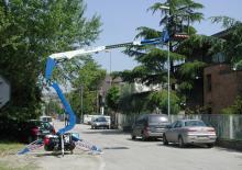 Nacelles à bras articulés sur chenilles Ruthmann BLUELIFT B39