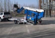 Nacelles à bras articulés sur chenilles Ruthmann BLUELIFT SA 16