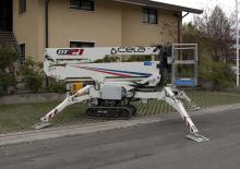 Nacelles à bras articulés sur chenilles CELA DT21 Spyder