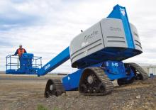 Nacelles télescopiques sur chenilles Genie S-40 TraX