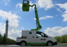Nacelles télescopiques sur camion France Elévateur 091 Fcce