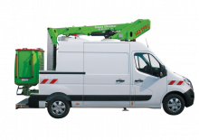 Nacelles télescopiques sur camion France Elévateur 142 TPFCC
