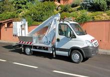 Nacelles télescopiques sur camion Multitel 145 Alu