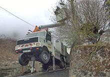 Nacelles télescopiques sur camion Multitel 145 Alu
