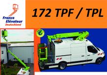 Nacelles télescopiques sur camion France Elévateur 172 TPF i