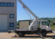 Nacelles télescopiques sur camion Multitel 180 Alu/AZ