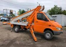 Nacelles télescopiques sur camion Multitel 220 Alu/AZ