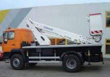Nacelles télescopiques sur camion Bizzocchi Autel 146 HP