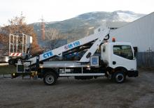 Nacelles télescopiques sur camion CTE B-Lift 150 Pro