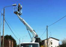 Nacelles télescopiques sur camion Easy Lift ET210 