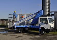 Nacelles télescopiques sur camion Socage forSte 23 T Speed