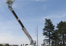 Nacelles télescopiques sur camion Elliott Equipment G50F HiReach