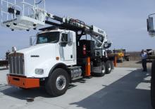 Nacelles télescopiques sur camion Elliott Equipment G72R HiReach