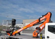 Nacelles télescopiques sur camion Lionlift GT 18-12