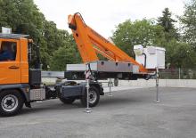 Nacelles télescopiques sur camion Blumenbecker - Hubmeister® HM 22 TVA