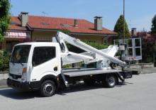 Nacelles télescopiques sur camion Multitel HX 195