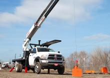 Nacelles télescopiques sur camion Elliott Equipment M43R HiReach 