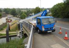 Nacelles télescopiques sur camion Multitel MJ 201