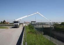 Nacelles télescopiques sur camion Multitel MJ 375