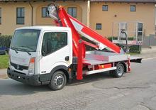 Nacelles télescopiques sur camion Multitel MT 182 Alu/AZ