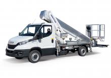 Nacelles télescopiques sur camion Multitel MTE 230 EX