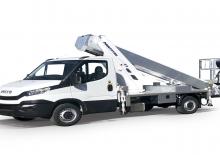 Nacelles télescopiques sur camion Multitel MTE 270