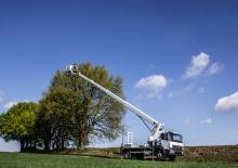 Nacelles télescopiques sur camion Palfinger P 300