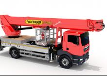Nacelles télescopiques sur camion Palfinger P 480