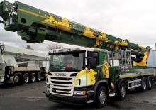 Nacelles télescopiques sur camion Palfinger P 750