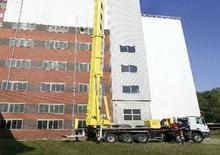 Nacelles télescopiques sur camion Bronto Skylift S 112 HLA