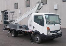 Nacelles télescopiques sur camion Safi SC 18