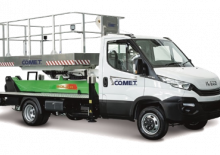 Nacelles télescopiques sur camion Comet SOLAR 11