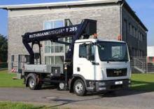 Nacelles télescopiques sur camion Ruthmann T 285