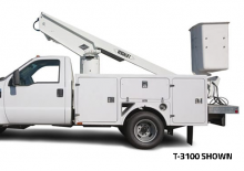 Nacelles télescopiques sur camion Versalift T-30-MHN