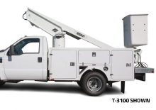 Nacelles télescopiques sur camion Versalift T-34-MHN